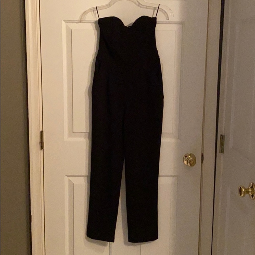 Express strapless jumpsuit!
